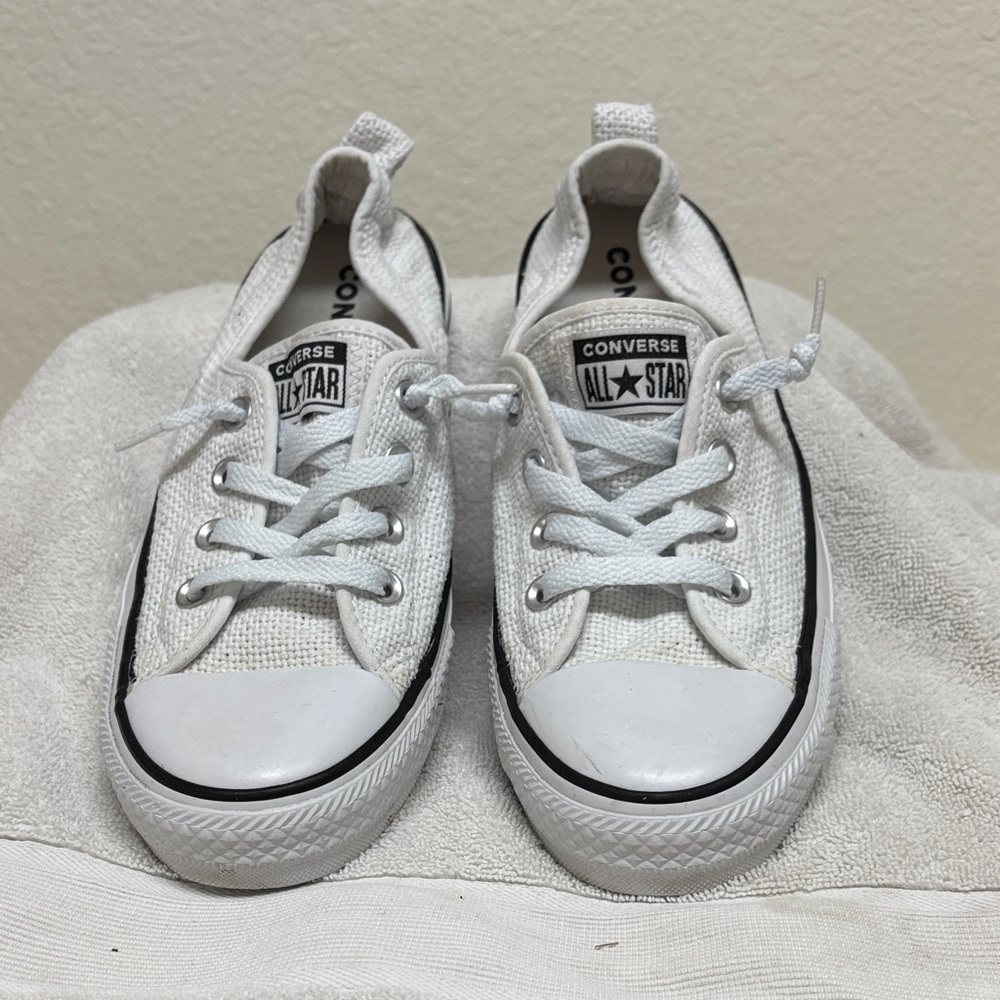 Converse All Star White Canvas Sneakers